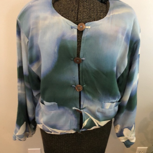 Reversible Batik Indonesian Jacket NEW Size Small Cruisewear - Picture 2 of 13